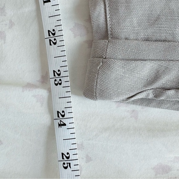 Aritzia Wilfred Allant Gray Linen Blend Cropped Pants - Picture 12 of 13